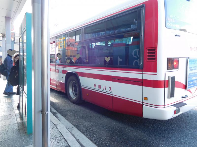 ユキサキナビ 京阪バス 石山駅 バス停留所 大津市粟津町