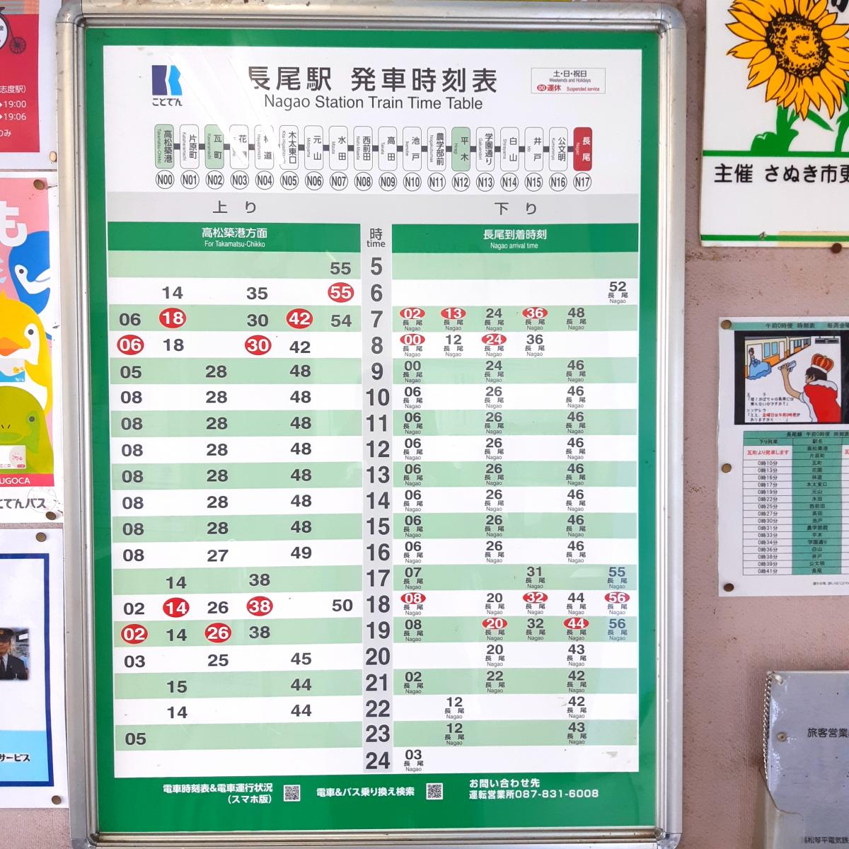 ユキサキナビ 高松琴平電気鉄道長尾線長尾駅 さぬき市長尾西